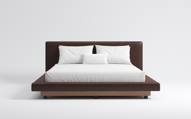 Modèle C Bett von AZOURÉ in Frontansicht