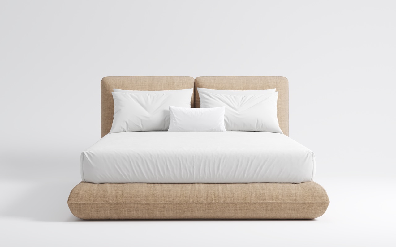 Modèle Y Bett in Stoff